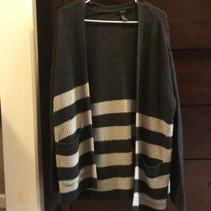 Forever 21 Striped Cardigan